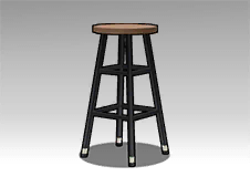 Pizzeria High Stool.png