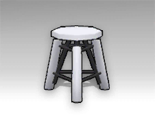 White Leather Broadcast Stool.png