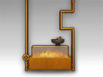 Metal Fireplace