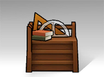 Wooden Bookcase Stepladder