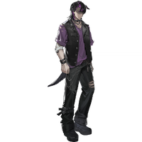 Another male Infected male Perro punk with a purple shirt