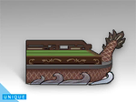 Dragon Boat Bed (Tail)