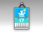 Rhodes Island Summer Calendar