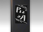 Pizzeria Poster Column