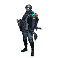 Another Operator of R.I.'s paramilitary force. This image is also used to represent Reserve Operator - Melee in Integrated Strategies.